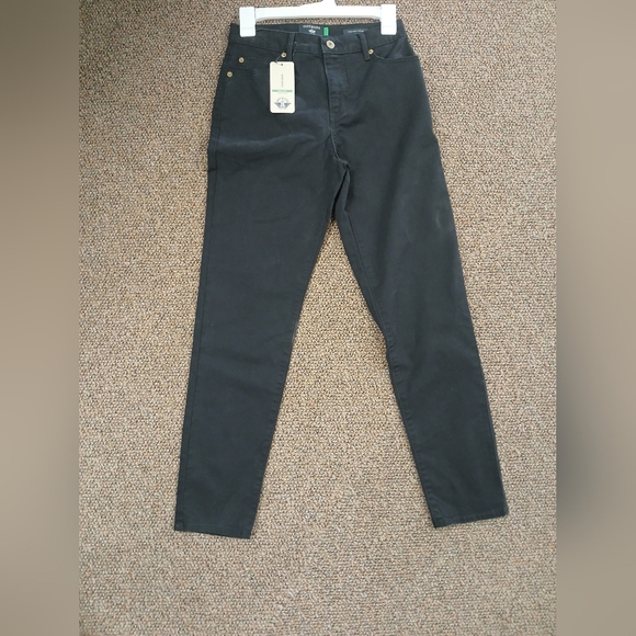 Dockers NWT 5-Pocket, High Slim Fit Pants Black- Sz 25 - Picture 6 of 10